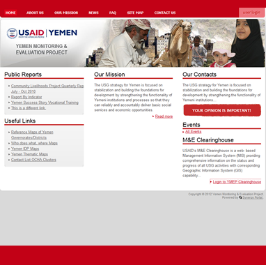 USAID Yemen Monitoring & Evaluation Project (YMEP)