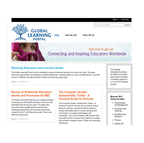 Global Learning Portal, Academy for Educational Development