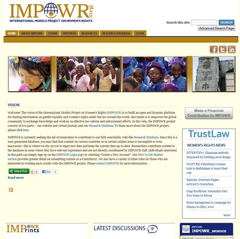 International Models Project for Womens Rights (IMPOWR)