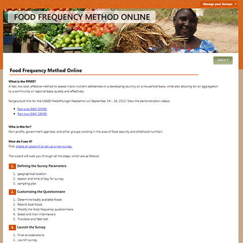 Food Frequency Method Online 